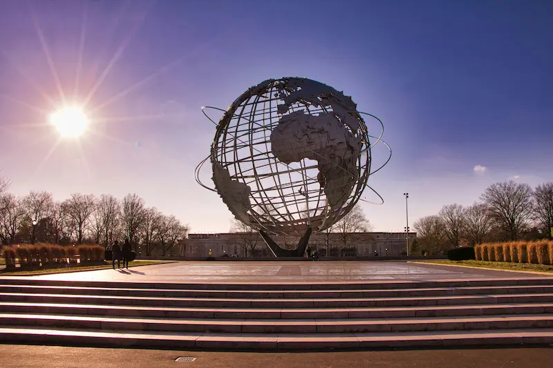 Vista de Flushing Meadows, Nueva York